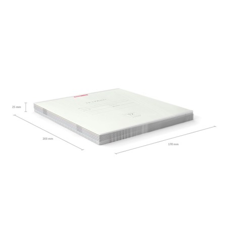Notebook of 12 sheets in the Erichkrause Classic Pastel, covered cardboard, capet block 100% whiteness, mix-8