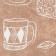 Kitchen towel "Cup of Tea" 35x60cm, mix
