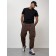 Cargo jeans men, size 44-46, brown color
