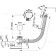 ALCAPLAST A564CRM1, Automat, Lenger 57 cm, with pouring water through overflows, chrome 50750