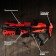 Automatic blaster Rotor Gun, shoots soft bullets, works from batteries