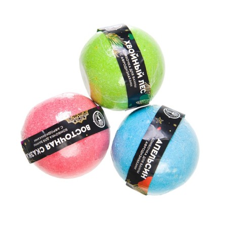 A bomb for a bathtub of a piece-tree "Orange" with Aphrodisiacs, 130 g-3