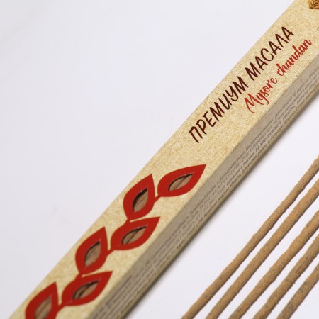 Incense "Premium Masala Mayor Chandan", 20 wands in packaging-1