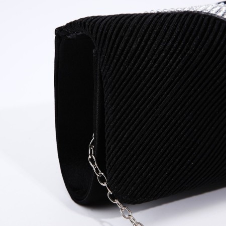 Magneta bag bag, long chain, black color-3