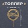 Topper "Happy Birthday", circle, gold color