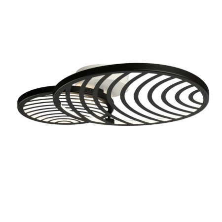 The lamp wall-flowing mantra collage, LED, 3000LM, 3000K, 560x102x400 mm, black color black-3