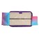 Penal 1 section 140 x 210 x 40 mm, folding pocket and cosmetic bag, fabric, calligrata topontent "Corgi"