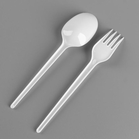 Set of disposable dishes "Fork, spoon"-1