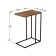 Table AGAM, 500x310x705, American oak/black