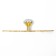 Handle button cappio, d = 20, l = 120 mm, color gold