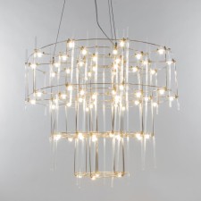 Sofir chandelier LED 75W 4000K 60x60x40-240 cm Bayerlux