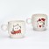 New Year. A set of mugs of ceramics "Snow Kotiks", 250 ml, 2 pcs