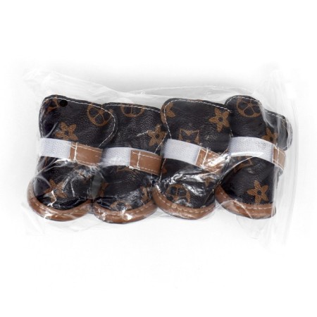Modnik boots, set 4 pcs, 2 size (4.4 x 3.4 cm), brown-5