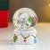 Souvenir Polystone Water Ball "Owl in the cap, with a Christmas tree" D = 4.5 cm 6x4.5x4.5 cm