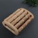 Massage for the back and feet "Drums", 23 × 17 × 7 cm, wooden, 5 combined rows