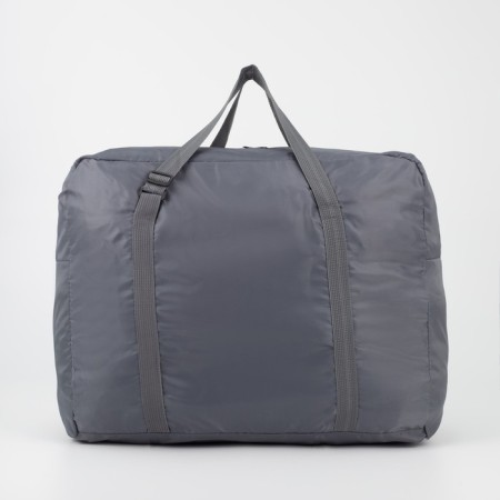Board Road on a zipper, folding in a cosmetic bag, an outer pocket, a suitcase holder, gray/green color-2