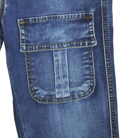 Jeans for boys, height 122 cm, blue color-2