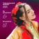 Zumba Kanecalon is monophonic, corrugated, 60 cm, 100 g, bright red color