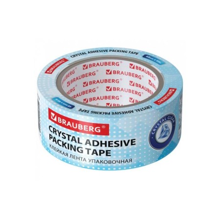 Glue tape Brauberg 440153, transparent, crystal 45 μm, 48 mm x 66 m