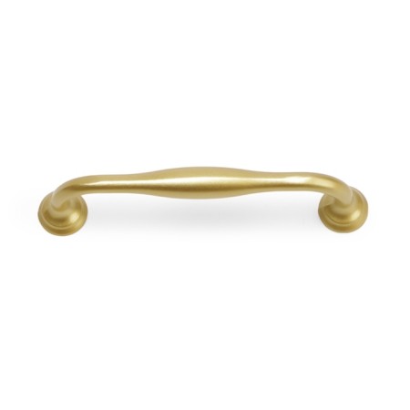 WAVE PC173BL handle, m/o 96 mm, matte gold color-3