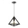 Lamp Bayerlux suspension "Triangle" 1x40W E27 black 16x16x116 cm