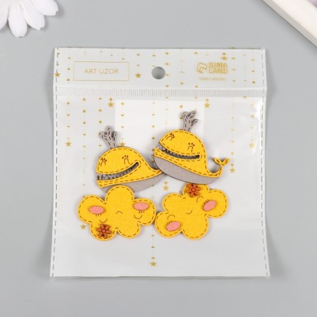 Decor for creativity claims. sucking "sunny day" mix 4.5x3 cm-3