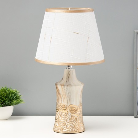 E14 40w 40w beige-gold 23x23x40 cm desktop