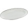 Opal oval dish, “platinum plates” decor, 36 cm