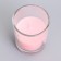 Aromatic candle in glass 5x6cm, rose