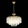 Suspended EVOLUCE lamp. Sle260103-05. Reggio. 5x40 watts, E14, 55x55x45 cm, Shampan