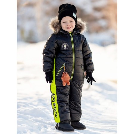 Combineson children, height 80 cm, black color
