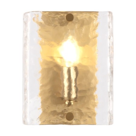 Wall lamp (sconces) Fresco, 1xe14, color brass