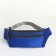 Lightning waist bag, 2 outer pockets, blue color