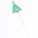 Topper "Happy New Year, Christmas tree", 10x7.5cm, Green Gate beautifully