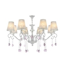 Cel and the chandelier FR2306-PL-08-W ADELAIDE, 979X979X1242 mm, E14, 8x40W, color pearl white