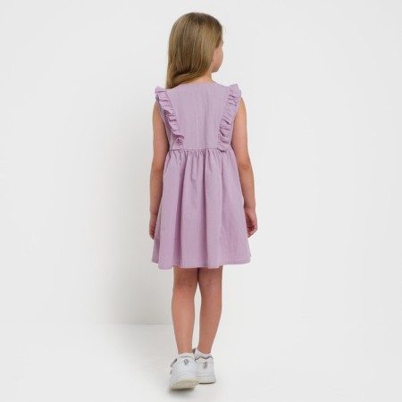 Children's dress on buttons KAFTAN, p. 34 (122-128), lilac-6