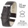 Watch strap, 20 mm, harness 75 mm, larynx 115 mm, genuine leather, brown