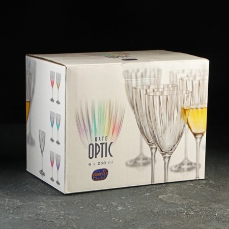 A set of glasses for the wine "Kate", 250 ml, 6 pcs-2