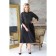 Female dress, size 52, black color