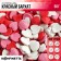 Sprinking soft "heart": red, white, pink, 50 g.