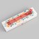 New Year. Box for 5 sweets "Mandarins", 21x5x3.3 cm, confectionery packaging