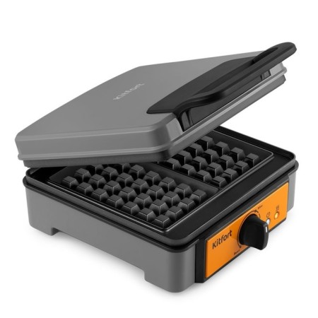 Belgian waffle waffle KitFort KT-1694, 1200 W, cord 0.6 m