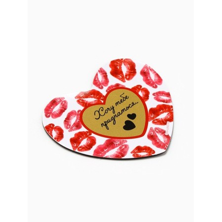 Magnet with a stamp-layer "I want to admit to you", 7 × 6 cm-1