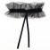 Carnival set "Elegant cat": rim, corset, chocker, gloves, stockings, rr 42-46, black color