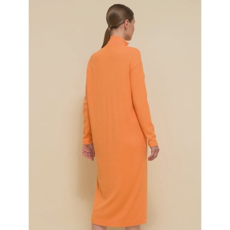 Female dress, size 50, orange color-4
