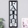 Climber Plastic, glass for 1 candle "Reflection" D-4 cm black 8x12x41 cm
