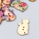 Buttons decorative wood 2 punctures "Bright cats" set 20 pcs 3x1.8 cm