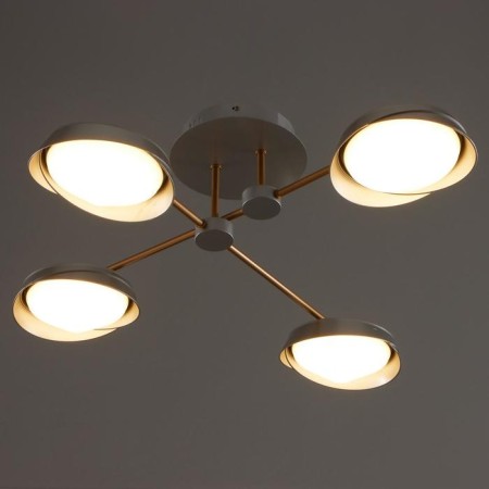 Chandelier 1852/4 LED 64W 3000-6000K gray-gold 65x65x17 cm Bayerlux-2