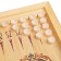 NARDS "TAARIT WOLL", wooden board 40 x 40 cm, with a field for playing checkers