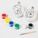 Set for creativity for the New Year "New Year's ball for coloring", 2 pieces 5.5 cm, Mickey Mouse